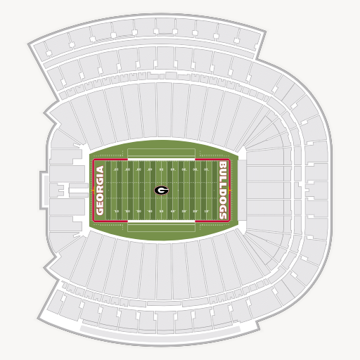Sanford Stadium seating chart