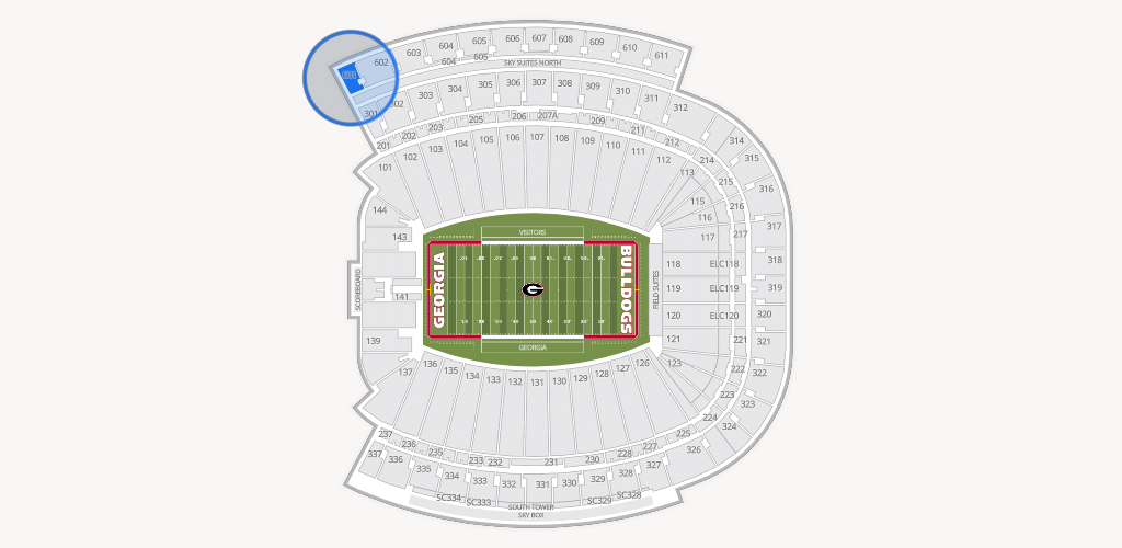 Sanford Stadium Seating Chart