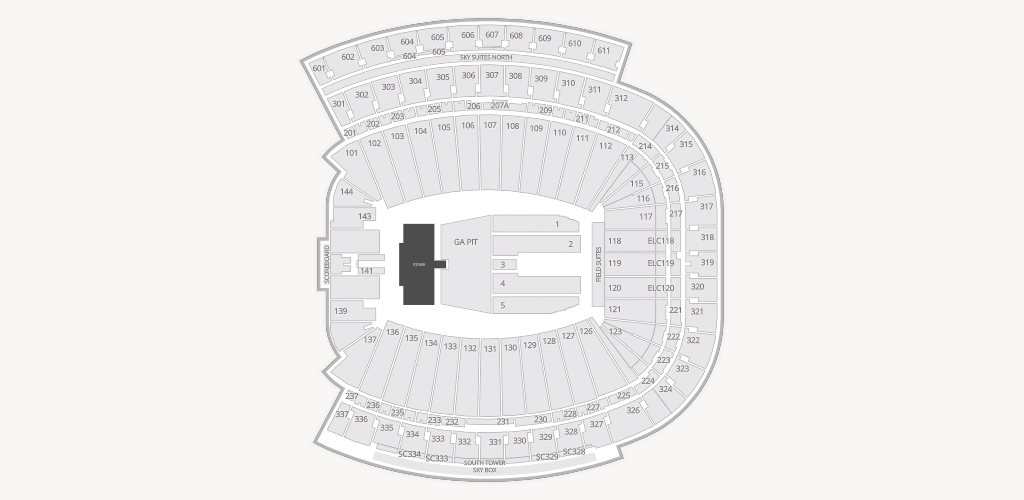 Sanford Stadium Seating Chart