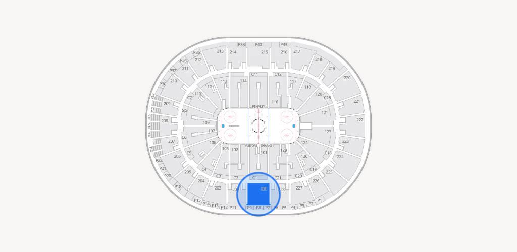 SAP Center at San Jose Seating Chart