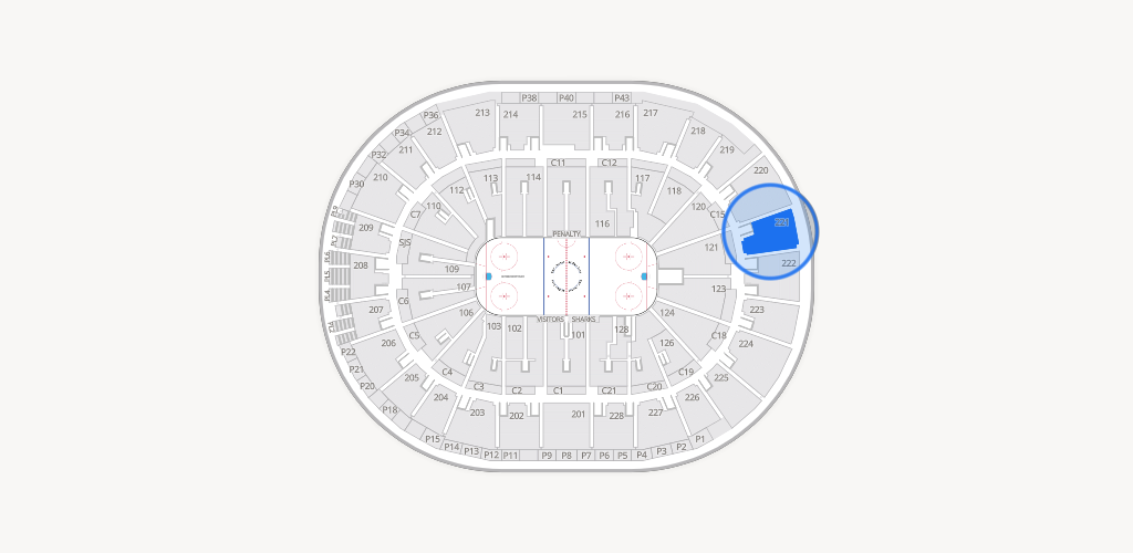 SAP Center at San Jose Seating Chart
