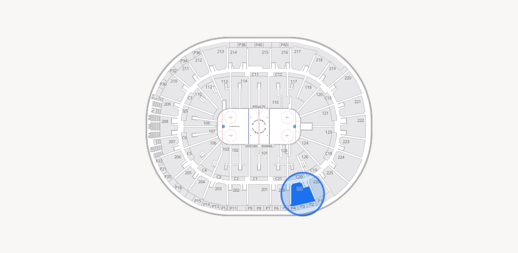 SAP Center at San Jose Seating Chart