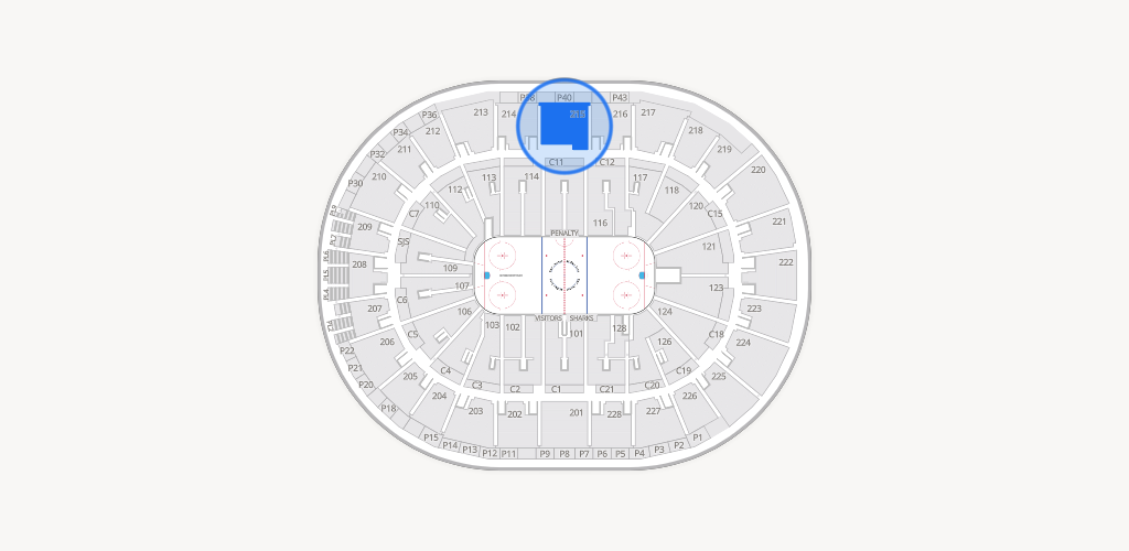 SAP Center at San Jose Seating Chart