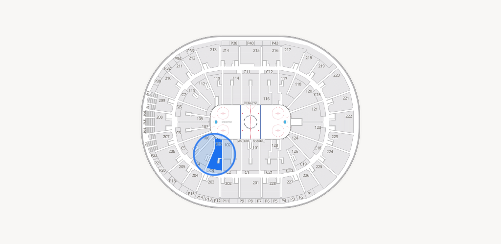 SAP Center at San Jose Seating Chart