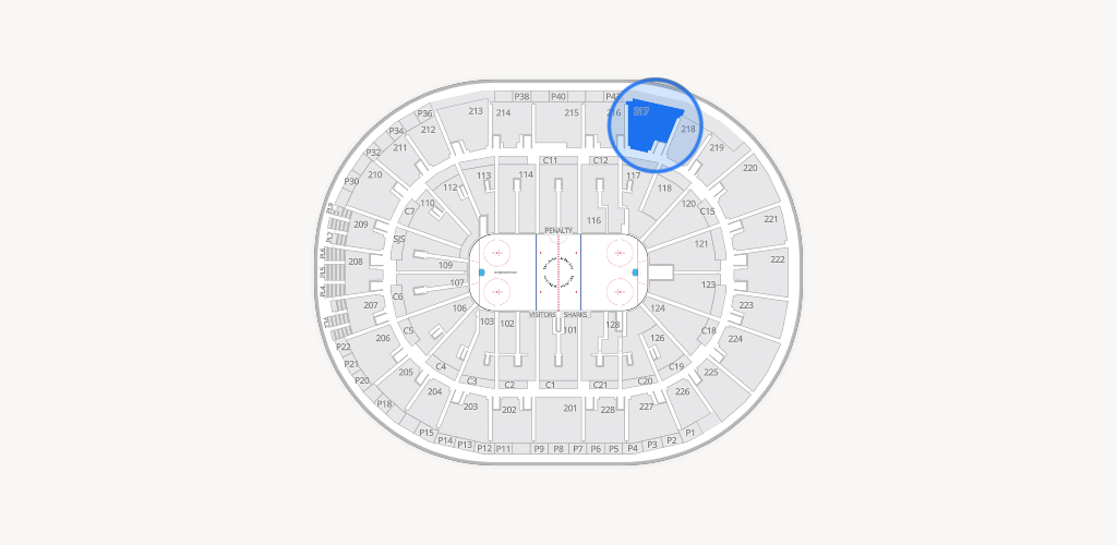 SAP Center at San Jose Seating Chart