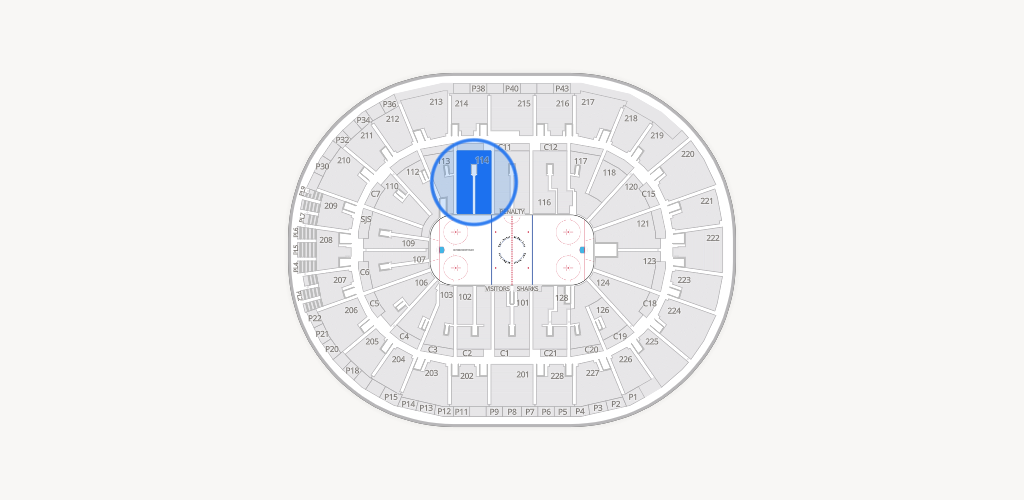 SAP Center at San Jose Seating Chart