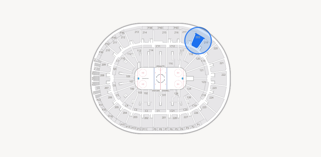 SAP Center at San Jose Seating Chart