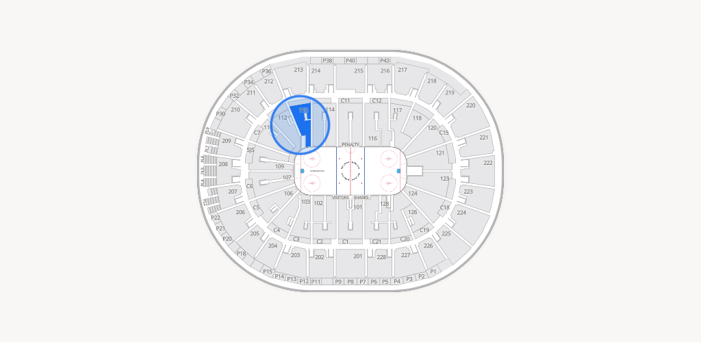 SAP Center at San Jose Seating Chart
