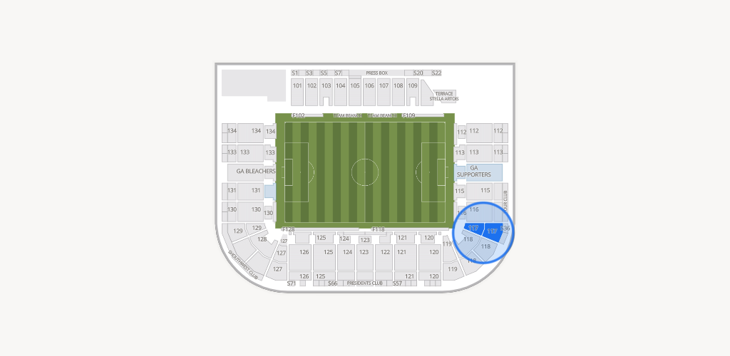 Saputo Stadium Seating Chart