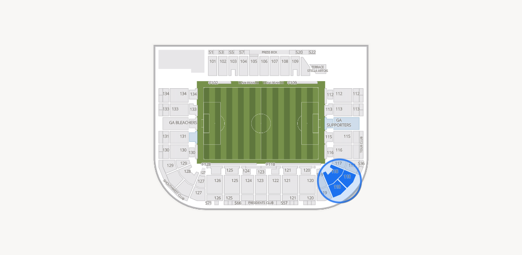 Saputo Stadium Seating Chart