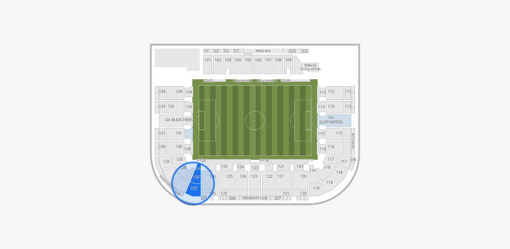 Saputo Stadium Seating Chart