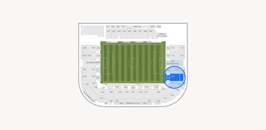 Saputo Stadium Seating Chart