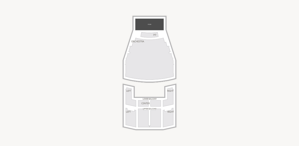 Saroyan Theatre at Fresno Convention Center Seating Chart
