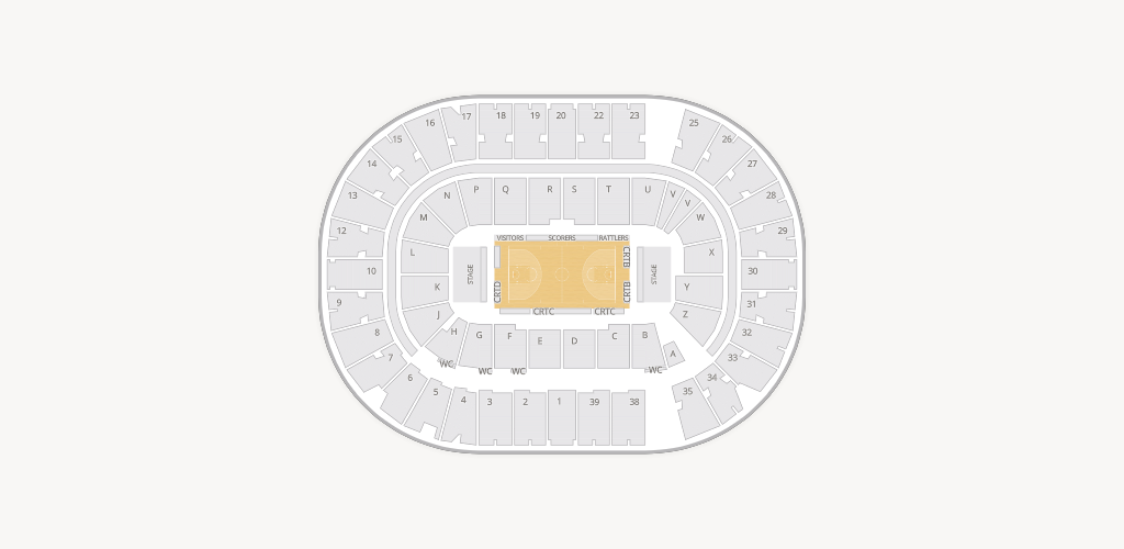 SaskTel Centre Seating Chart