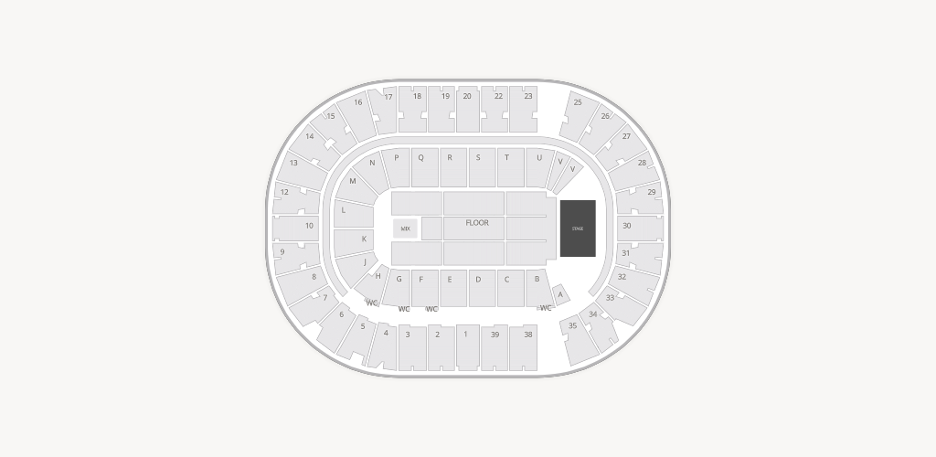 SaskTel Centre Seating Chart