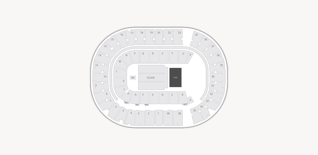 SaskTel Centre Seating Chart