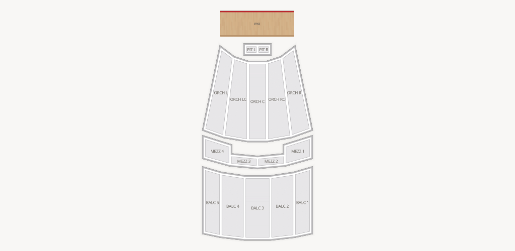 Savannah Civic Center - Johnny Mercer Theatre Seating Chart