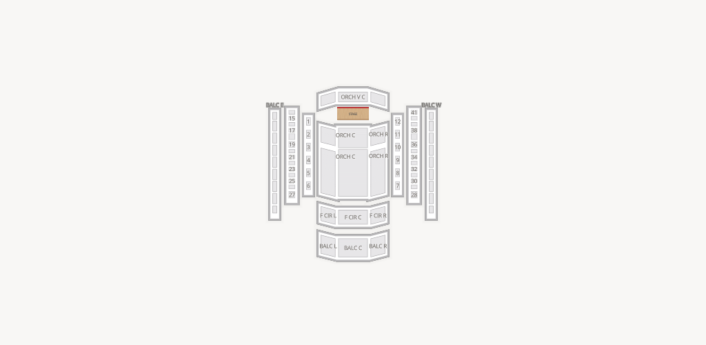 Schermerhorn Symphony Center Seating Chart