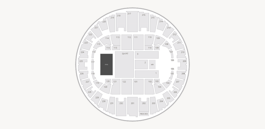 Scope Arena Seating Chart
