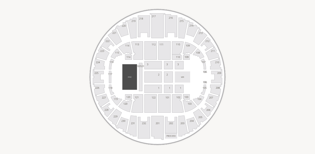 Scope Arena Seating Chart