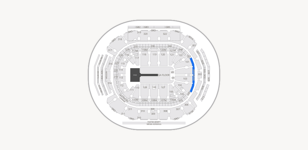 Scotiabank Arena Seating Chart