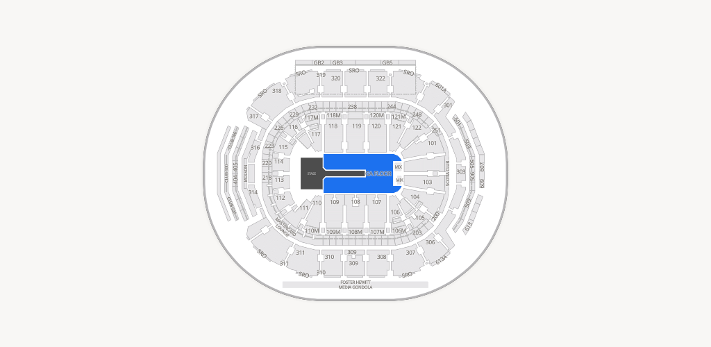 Scotiabank Arena Seating Chart