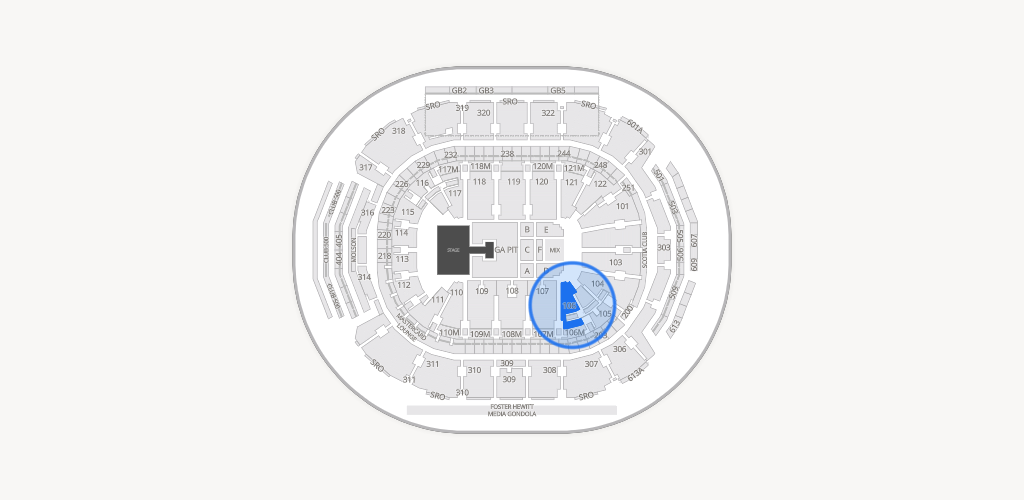 Scotiabank Arena Seating Chart