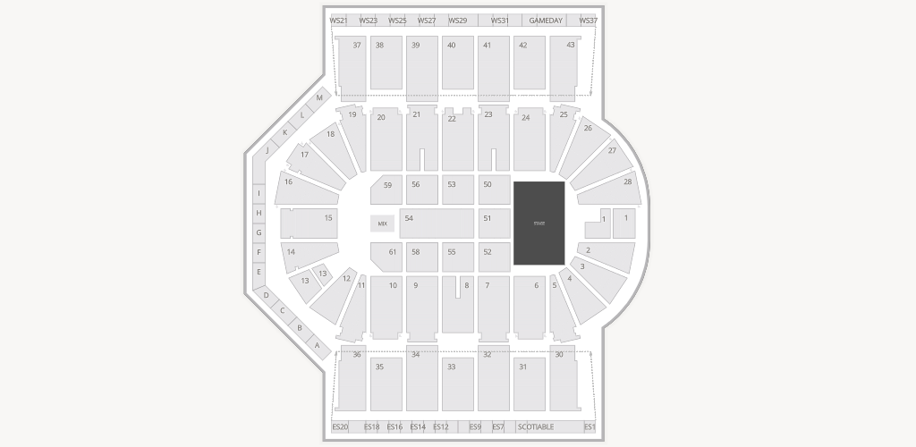 Scotiabank Centre Seating Chart