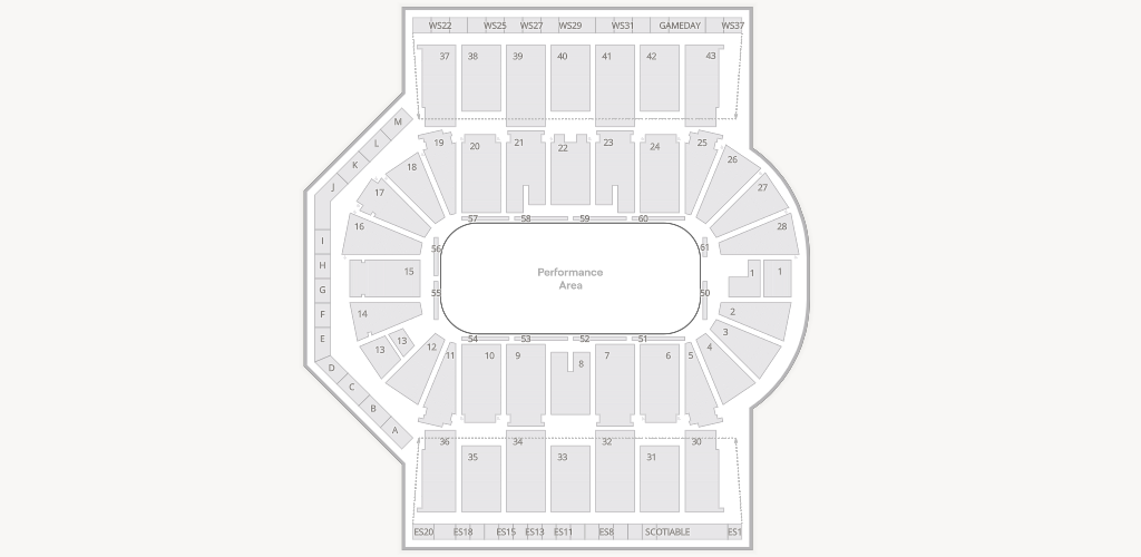 Scotiabank Centre Seating Chart
