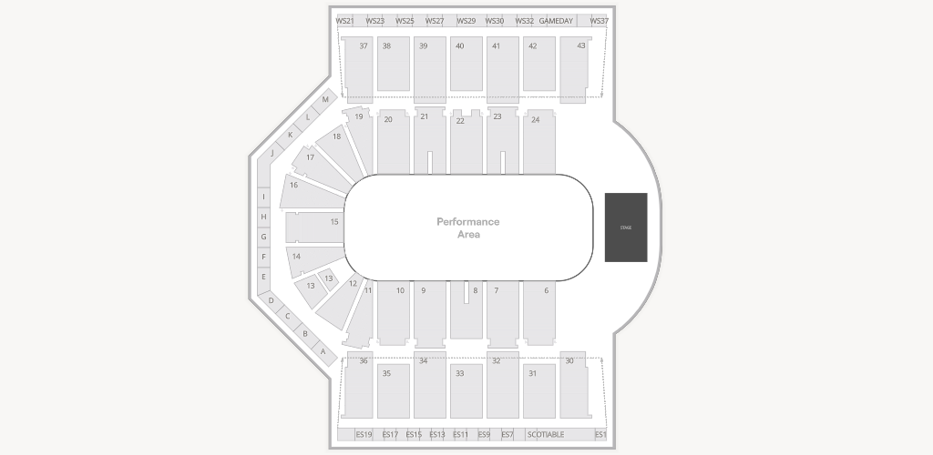 Scotiabank Centre Seating Chart