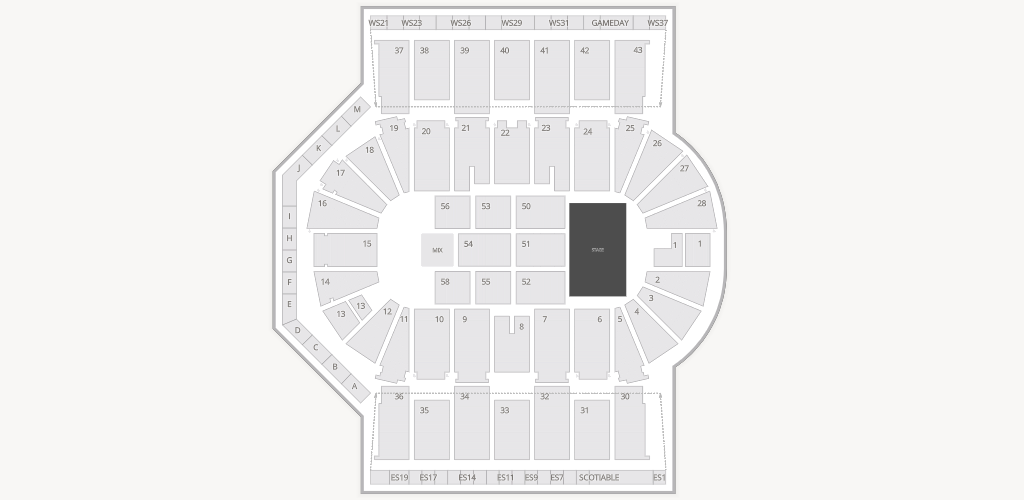Scotiabank Centre Seating Chart