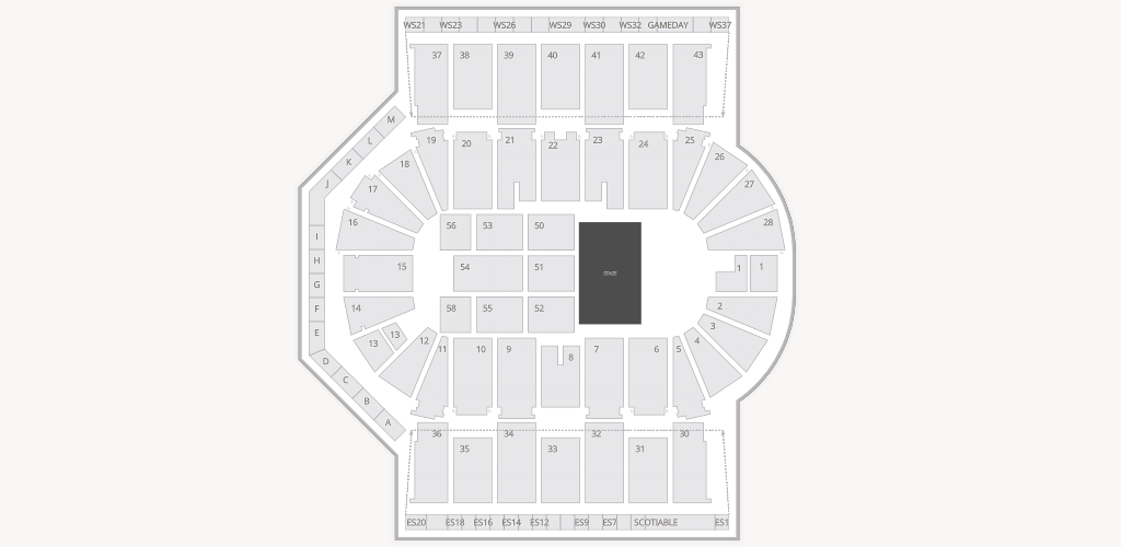 Scotiabank Centre Seating Chart