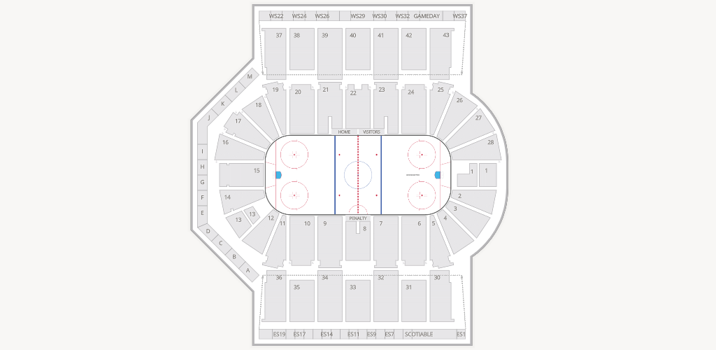 Scotiabank Centre Seating Chart
