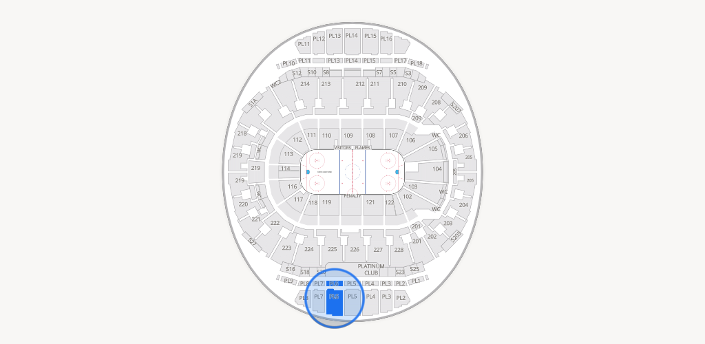 Scotiabank Saddledome Seating Chart