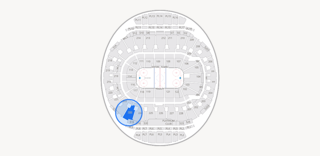 Scotiabank Saddledome Seating Chart