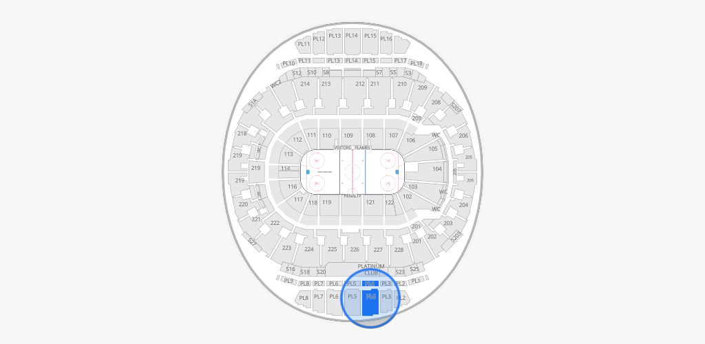 Scotiabank Saddledome Seating Chart