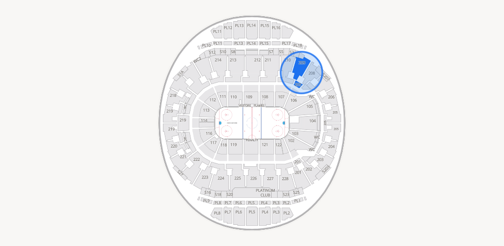 Scotiabank Saddledome Seating Chart