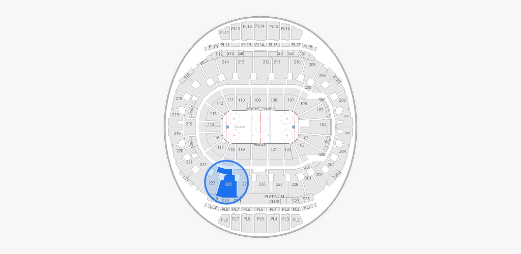 Scotiabank Saddledome Seating Chart