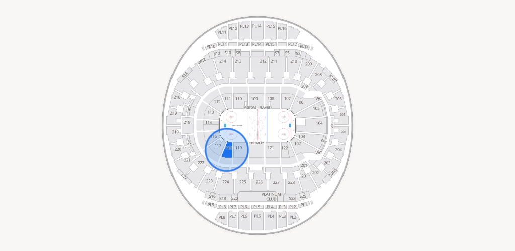 Scotiabank Saddledome Seating Chart