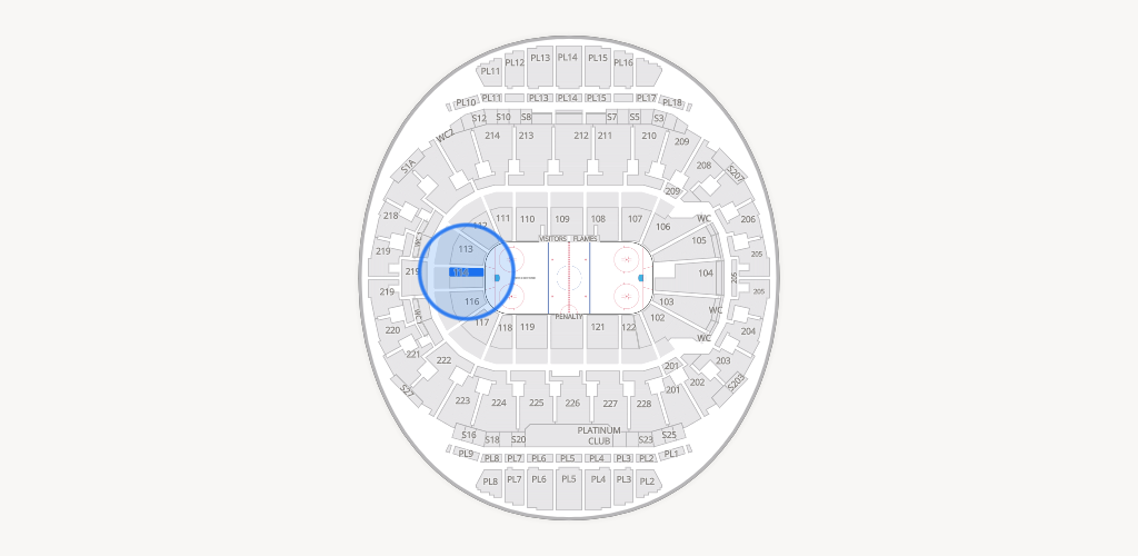 Scotiabank Saddledome Seating Chart