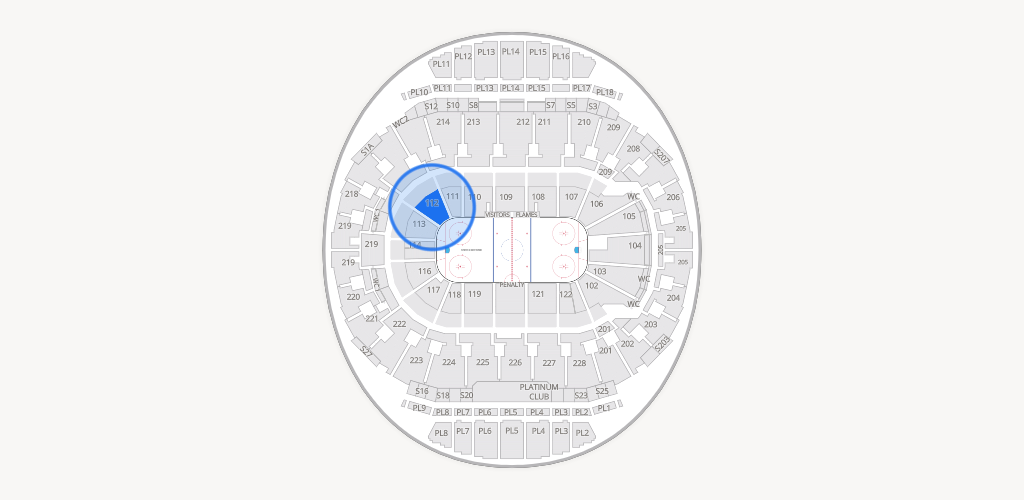 Scotiabank Saddledome Seating Chart