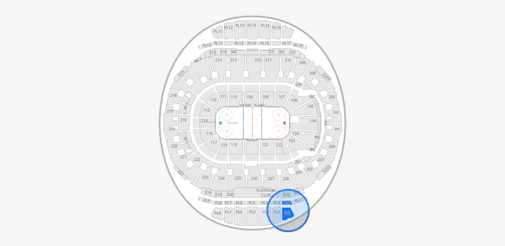 Scotiabank Saddledome Seating Chart