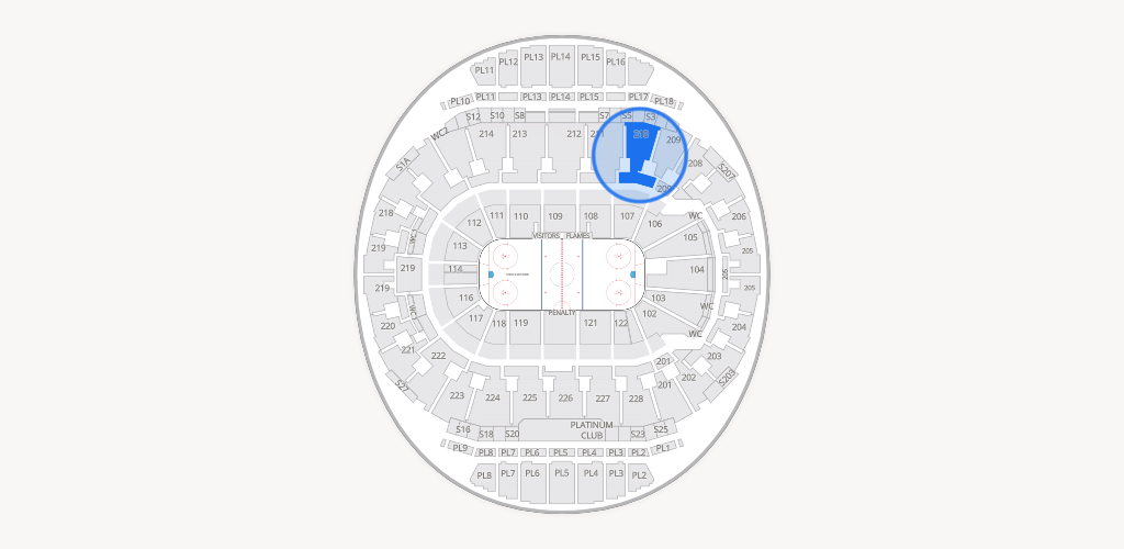 Scotiabank Saddledome Seating Chart