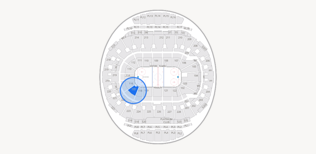 Scotiabank Saddledome Seating Chart
