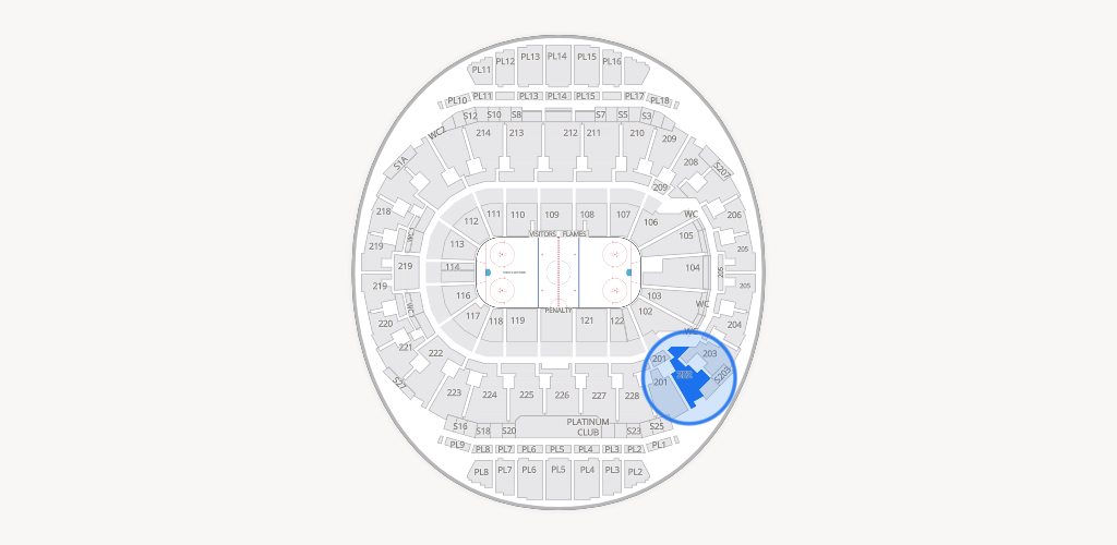 Scotiabank Saddledome Seating Chart