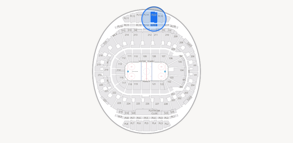 Scotiabank Saddledome Seating Chart