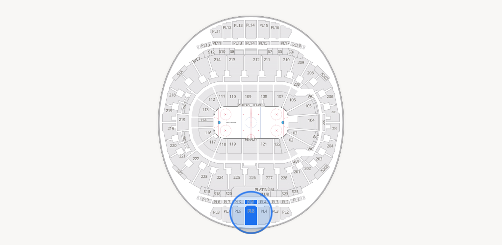 Scotiabank Saddledome Seating Chart