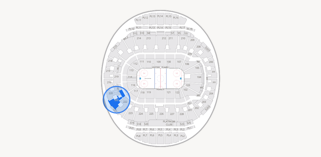 Scotiabank Saddledome Seating Chart