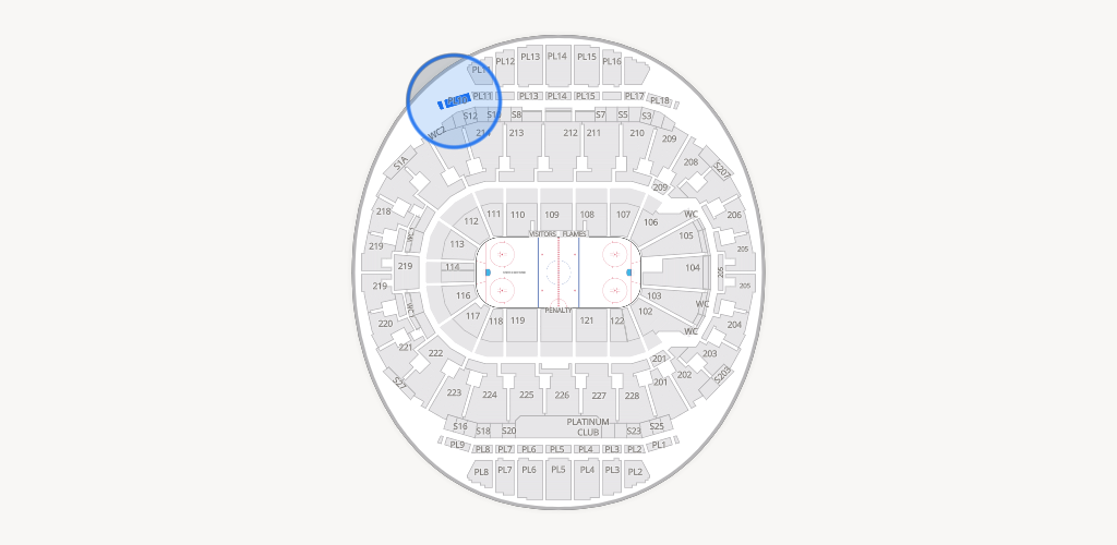Scotiabank Saddledome Seating Chart