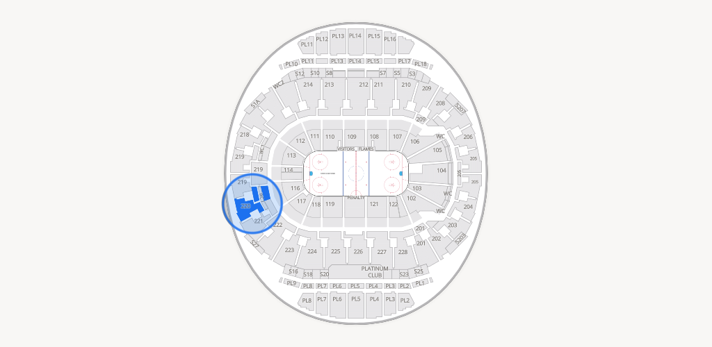 Scotiabank Saddledome Seating Chart